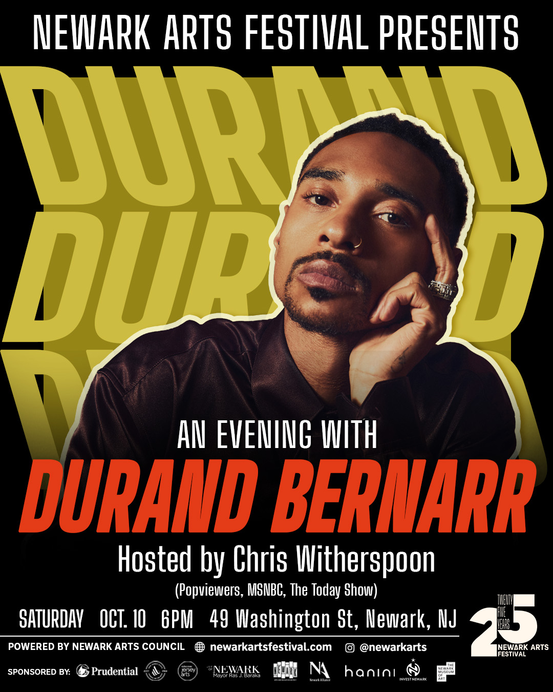 An Evening with Durand Bernarr hosted by Chris Witherspoon