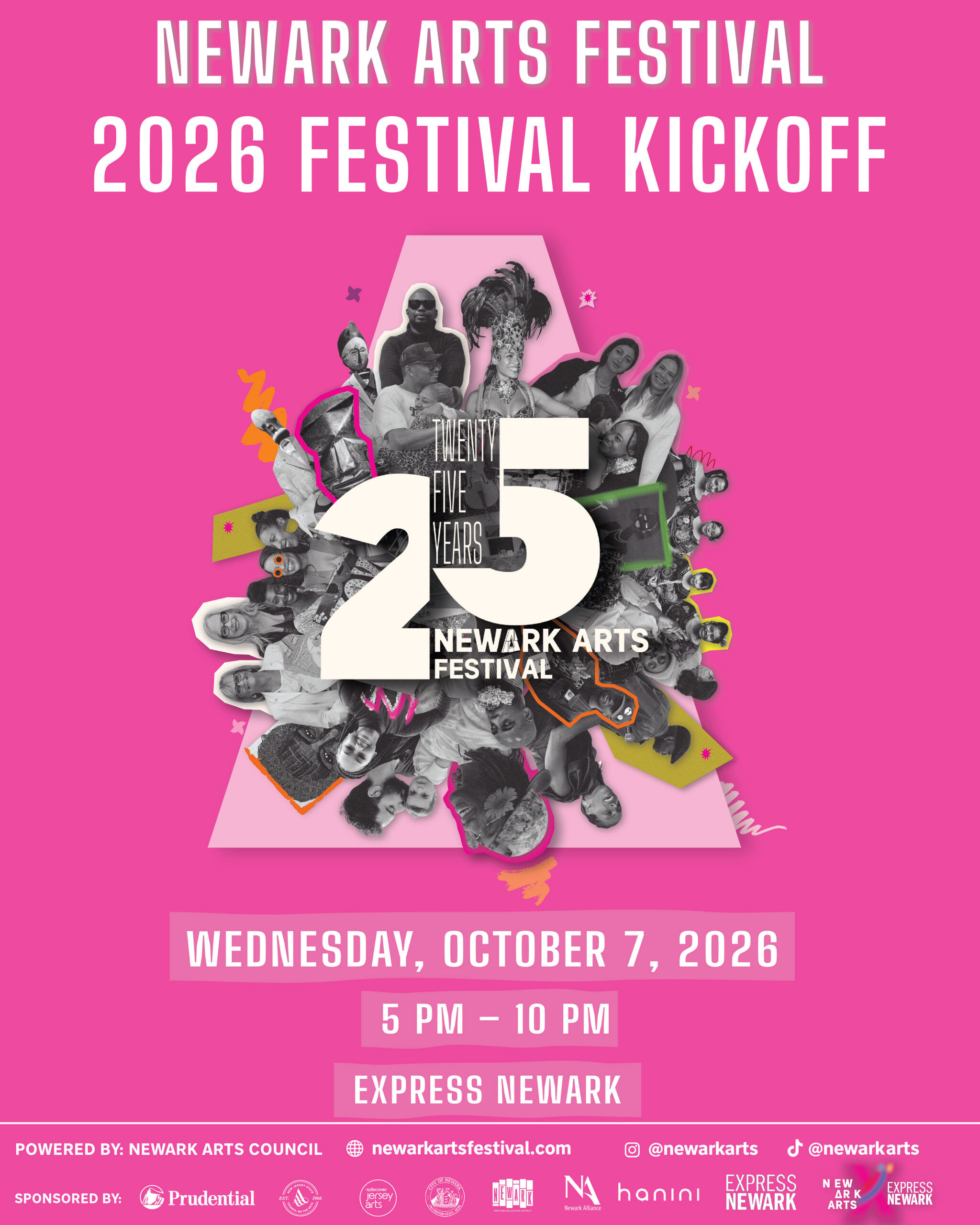 Kick off the 25th Newark Arts Festival with three floors of art, live music, performances, open studios and more at Express Newark.