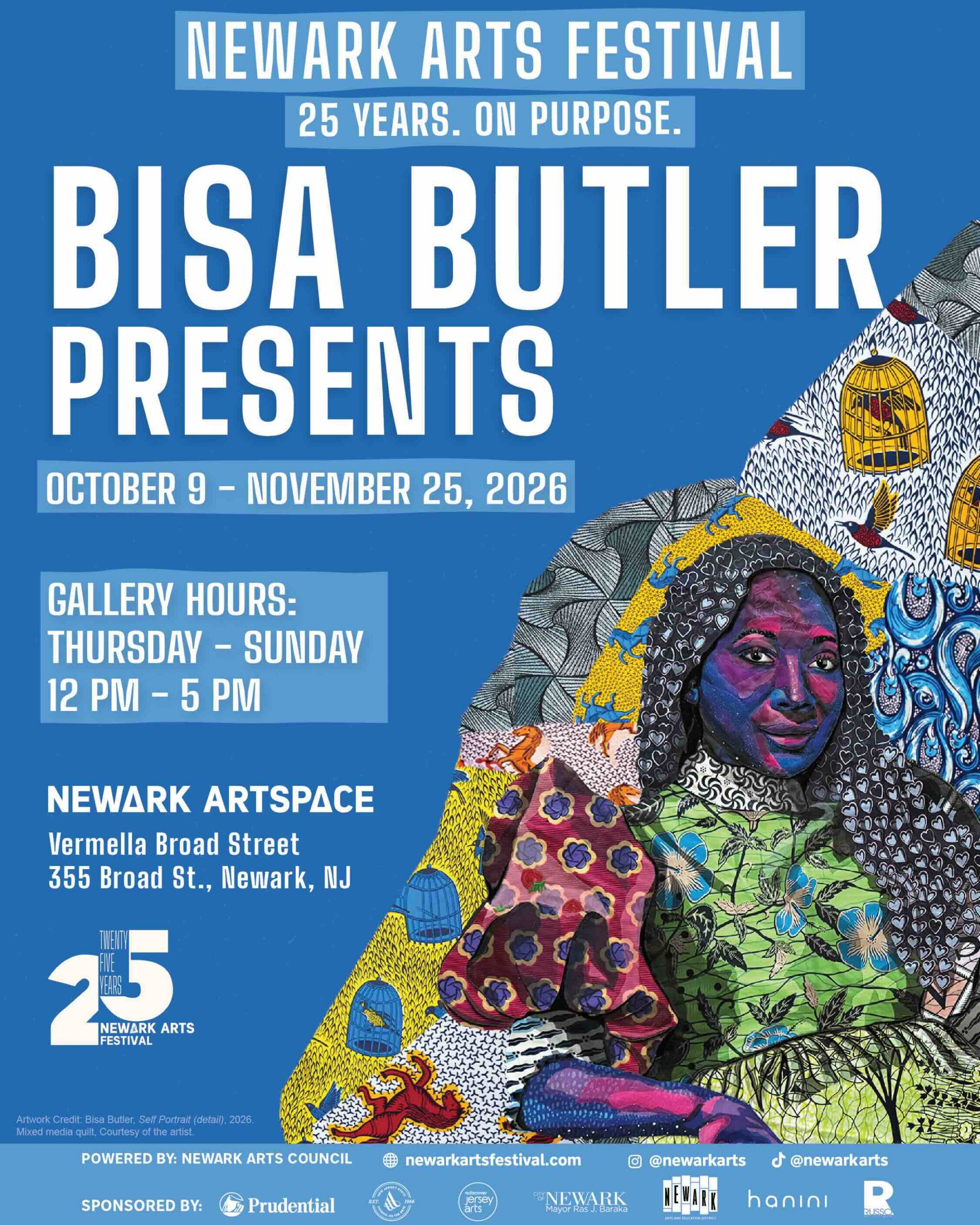 Step inside Bisa Butler Presents, a signature Newark Arts Festival exhibition curated by internationally acclaimed artist Bisa Butler.