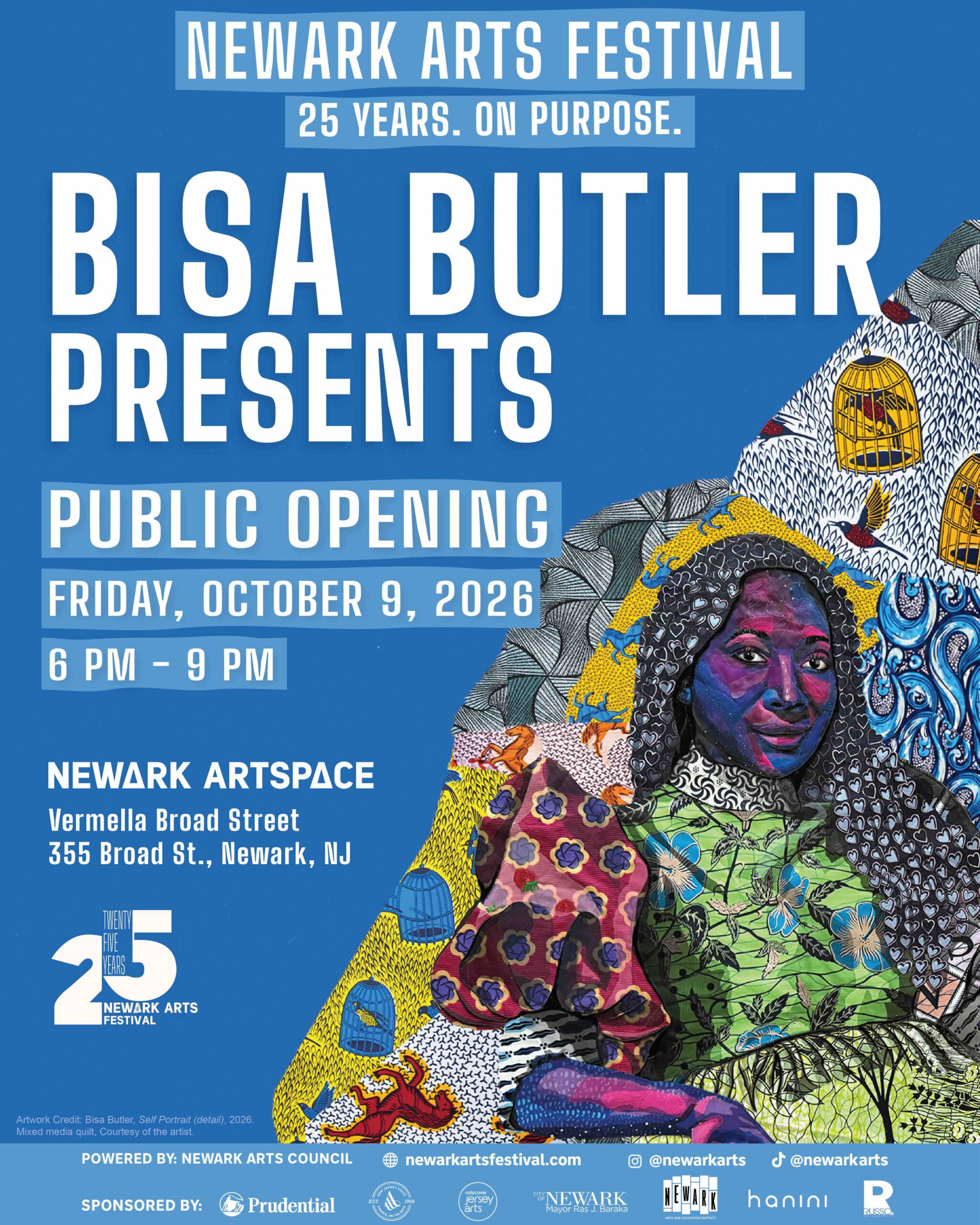 Step inside Bisa Butler Presents, a signature Newark Arts Festival exhibition curated by internationally acclaimed artist Bisa Butler.