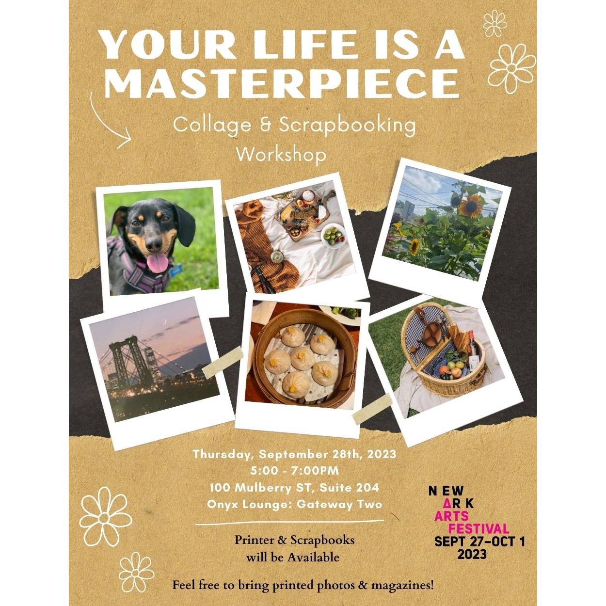 Your Life is a Masterpiece: Collage and Scrapbooking Workshop promo image