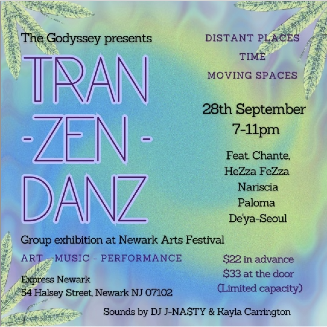 The Godyssey presents: 'Tran-zen-danz' a group exhibition for #NAF2023 promo image